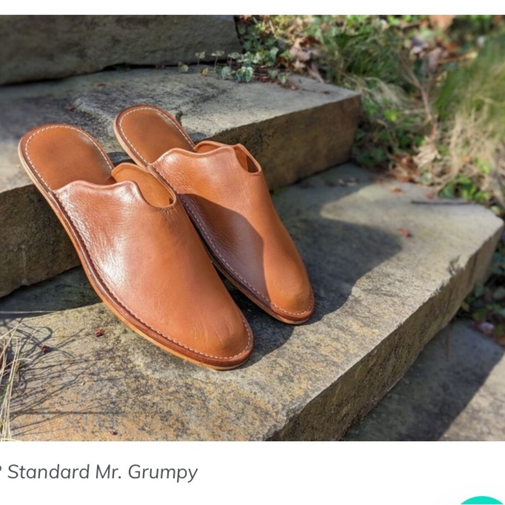 Elegant Brown Leather Men's Slip-On Loafers